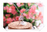 Silver Crystal Dolphin Jewelry Set For Women 