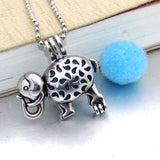 Owl Aromatherapy Diffuser Choker Necklace Pendant - Essential Oil Perfume Locket Necklace With Pad for Women 