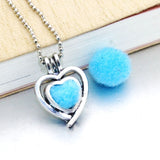 Owl Aromatherapy Diffuser Choker Necklace Pendant - Essential Oil Perfume Locket Necklace With Pad for Women 