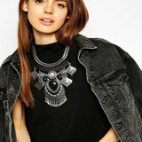 New Design Vintage Resins Chokers Maxi Owl Necklace -  Statement Necklaces & Pendant Jewelry 