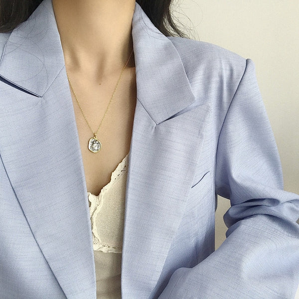 Owl vintage Pendant Necklace Auspicious Design - Perfect Gift For Her 