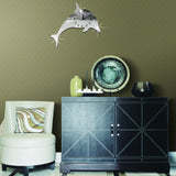 Three-dimensional Cartoon Dolphin Decorative Wall Clock 