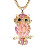 Gorgous Hollow Golden Blue Zircon Pendant Necklace 