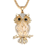 Gorgous Hollow Golden Blue Zircon Pendant Necklace 